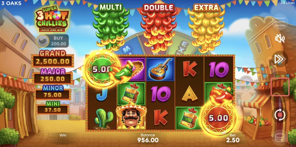 3 Super Hot Chillies Slot