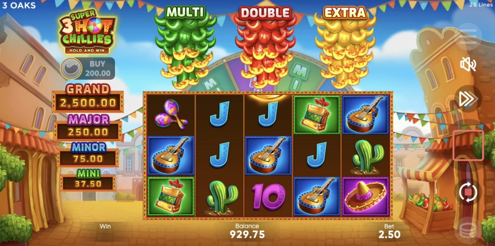 3 Super Hot Chillies Slot
